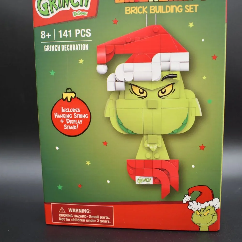 Dr.Seuss The GRINCH Brickcraft Building Set with Max Compatible Lego, New in Box